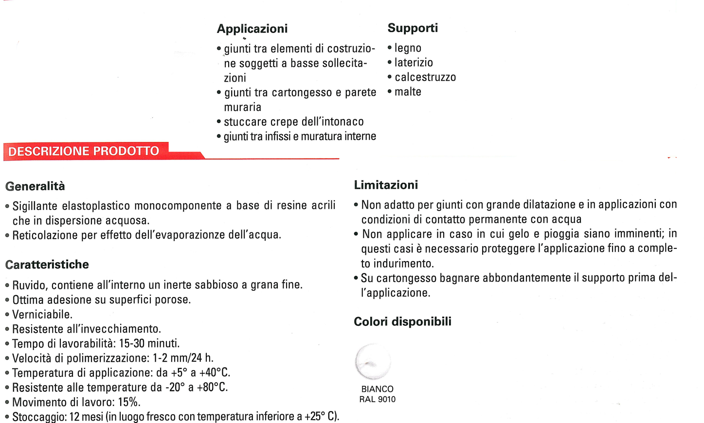 SILIC ACR RUV INTONACO 310
