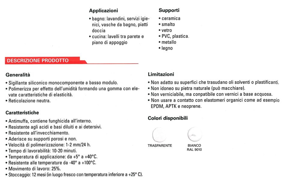 SILIC BASSO MOD 310ml GRIG