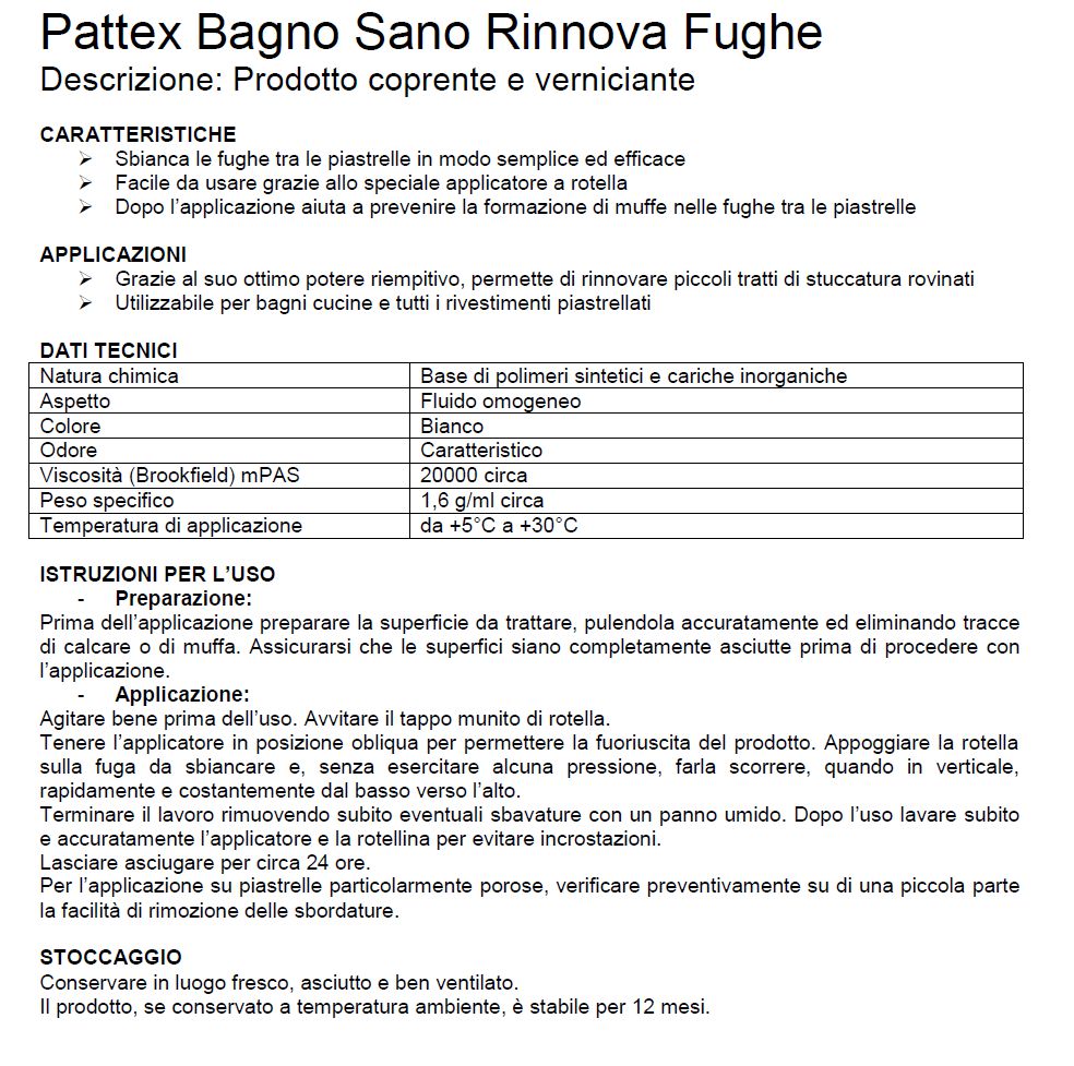 RINNOVA FUGHE SIGILL 125ML