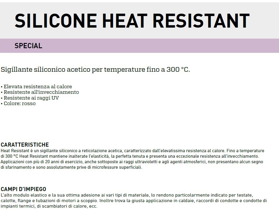 SILICONE ROSSO 300?  310ML
