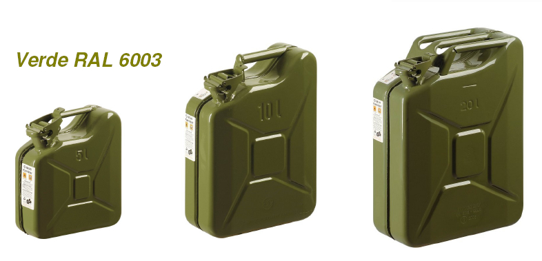 TANICA METAL 10LT 28x13x39