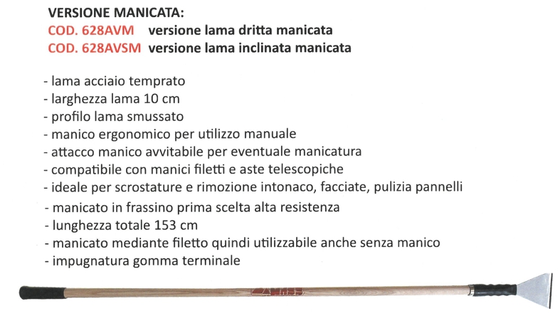 RASCH INCL 10CM AVVITABILE