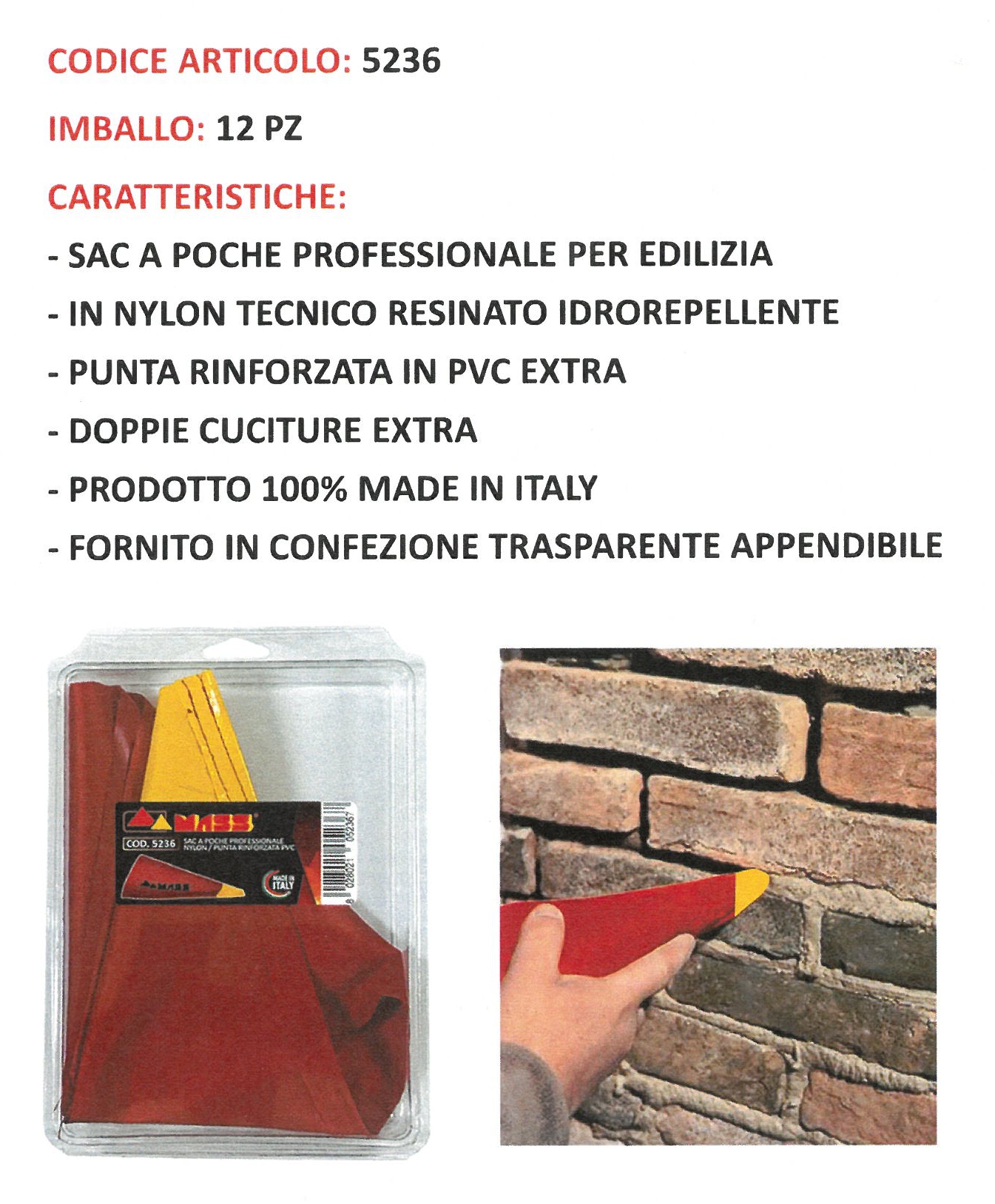 SAC A POCHE NYLON PROFESS 