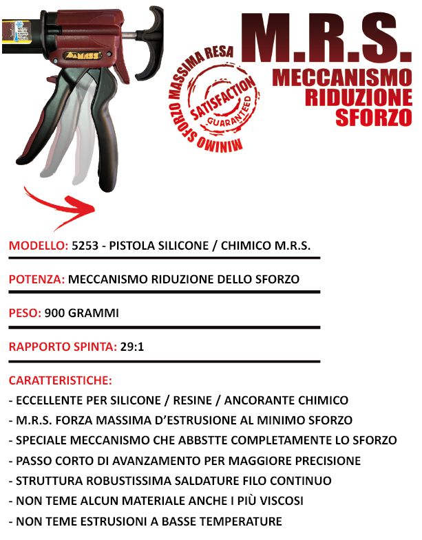 PISTOLA SIL/CHIMIC TOP MRS