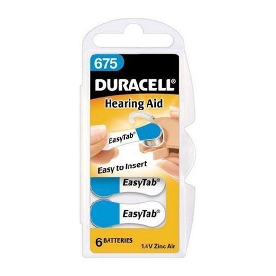DURACELL ACUS TAB 675 BL.6