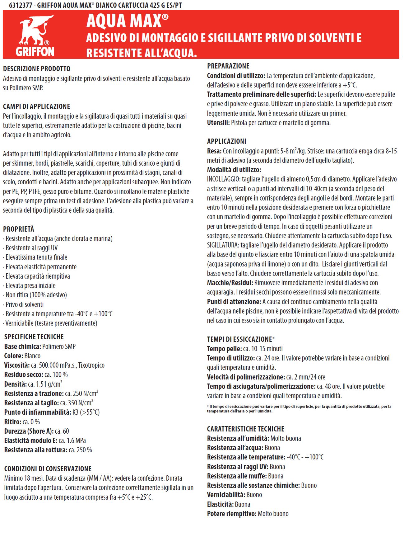 GRIFFON AQUA MAX SIGIL425G