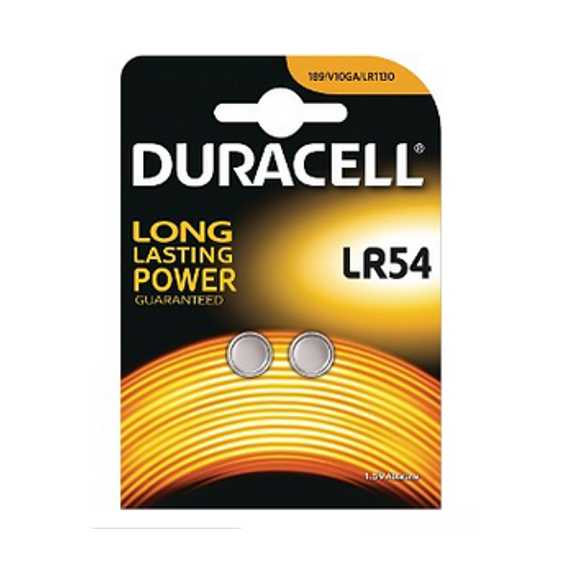 DURACELL BATT LR54 BL/2 PZ