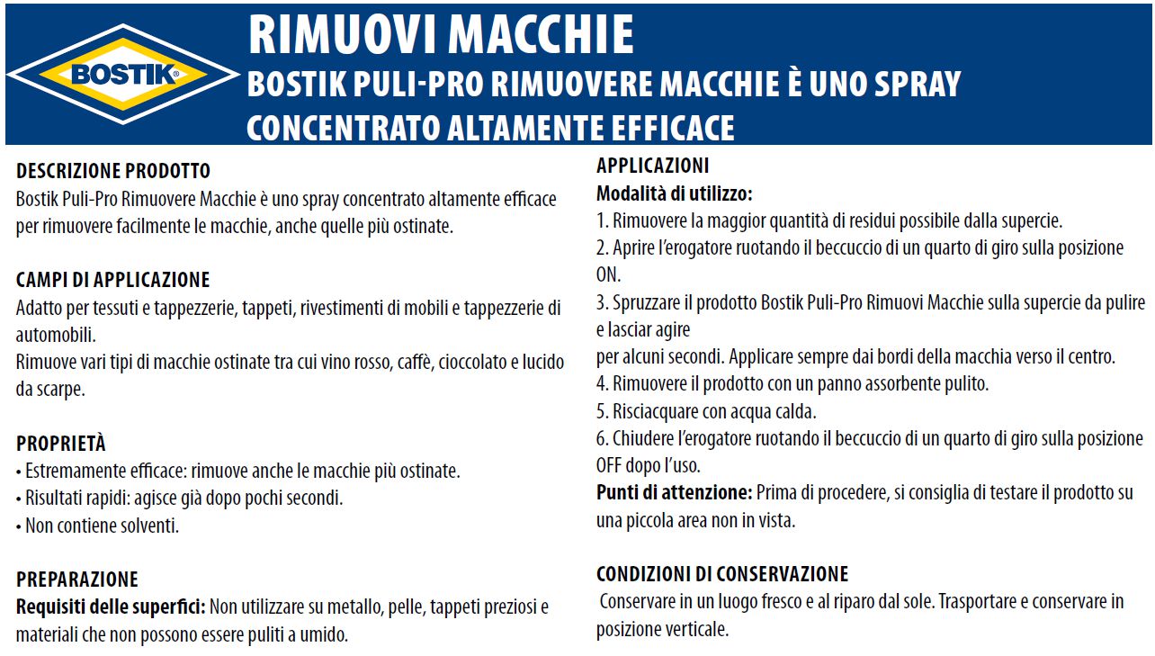 BOSTIK PULIPROMACCHIE 500M