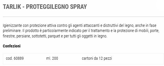 ANTITARL SPRAY TARLIK 200M