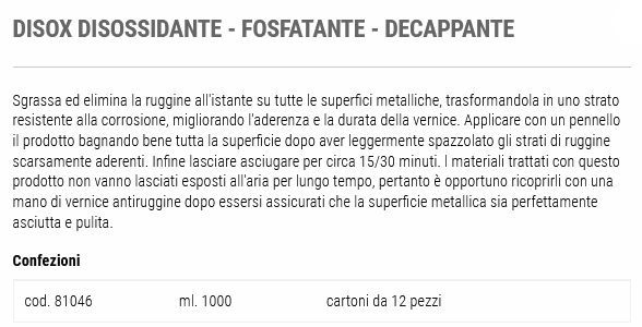 DISOSSID DECAPAN DISOX 1LT