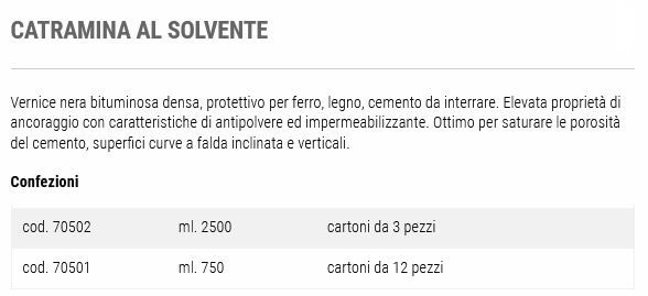 CATRAMINA AL SOLVENTE 750M