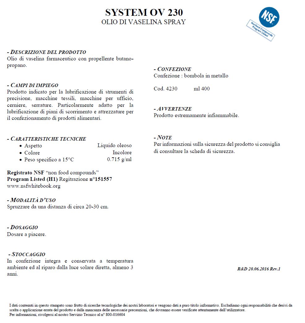 VASELINA SPRAY SYSTEM 400M