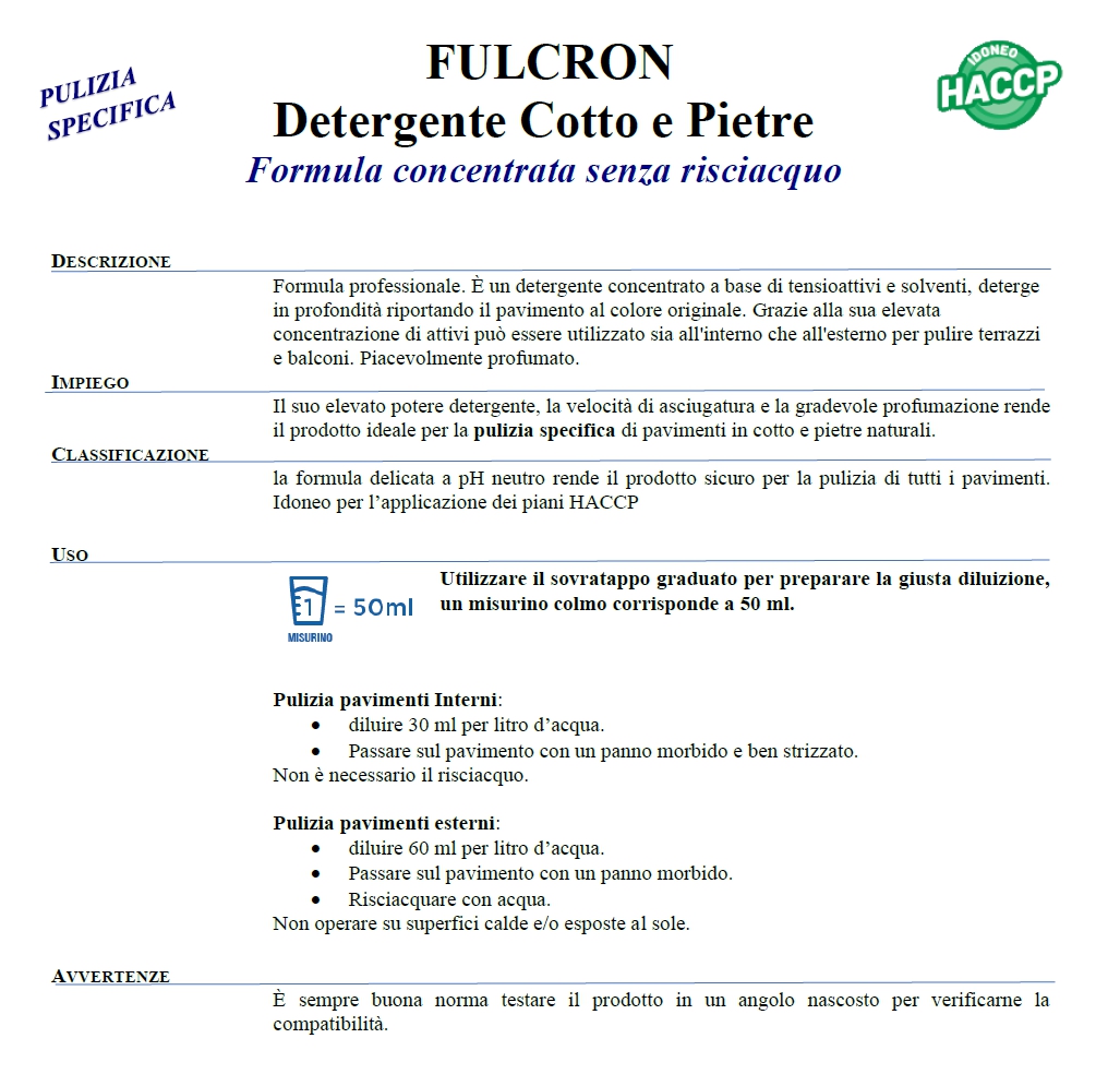 FULCRON DETERG COTTO 1LT  