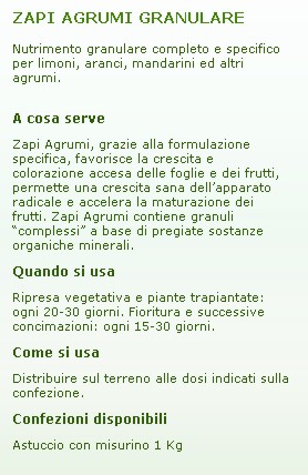 ZAPI AGRUMI GRANULARE 1 KG