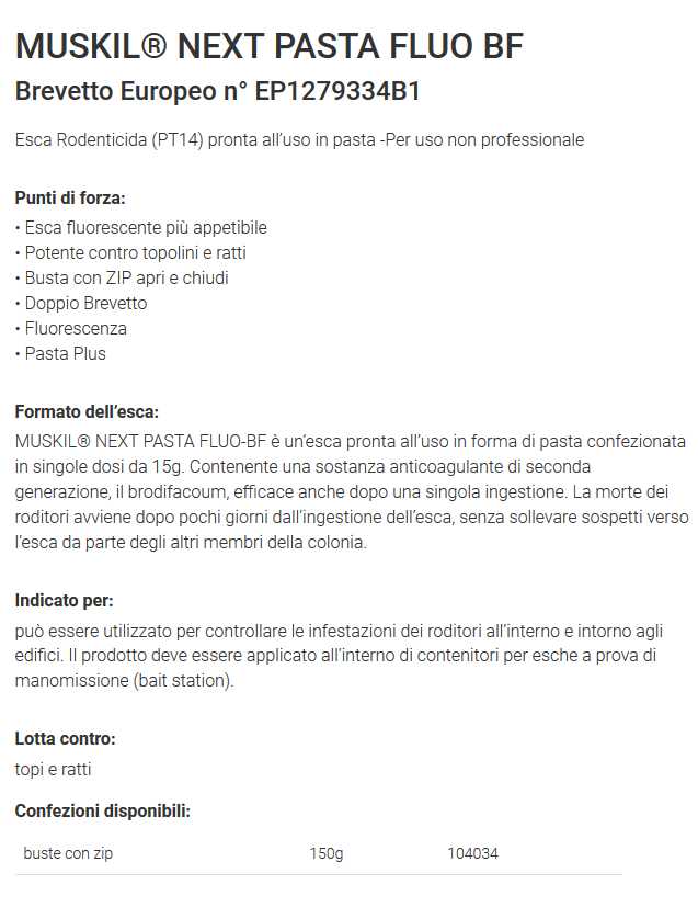 ZAPI MUSKIL PASTAFLUO 150G