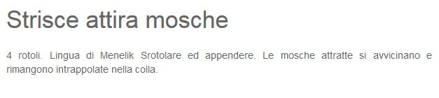 STRISCE ADESIVE MOSCHE 4P 