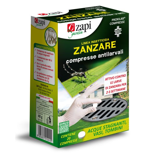 ZAPI LARVICID ZANZ PAS 20P