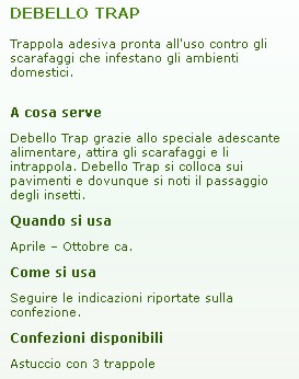 ZAPI DEBELLOTRAP SCARAF 3P