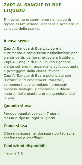 ZAPI SANGUE DI BUE 1 LT   