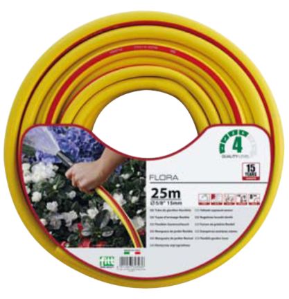 TUBO FLORA GIALLO 5/8x15MT