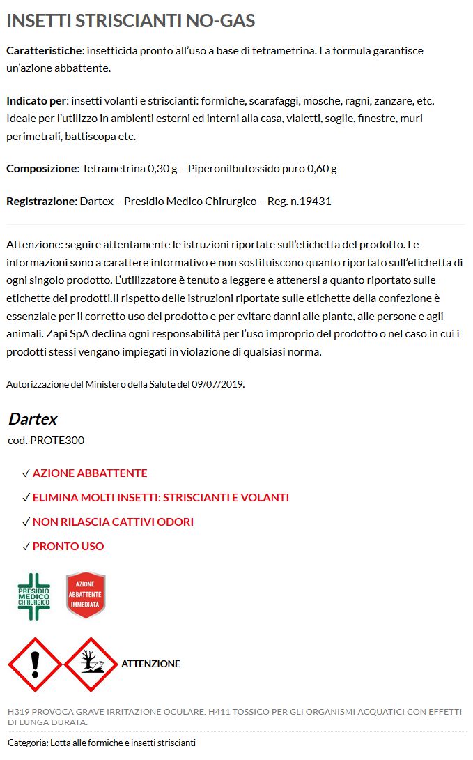 PROT INSETT SPRAY RTU 500M