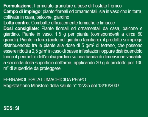 LUMACHICIDA GRAN PFNPO 200