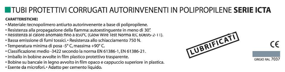 TUBO PASSAC CORRU NERO diametro 63