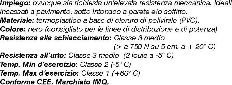 TUBO CORRUGATO NER diametro 16x100