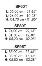 SOTTOVASO RETTANG.cm 55X26