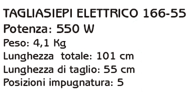 TAGLIASIE 550W 55cm 166-55