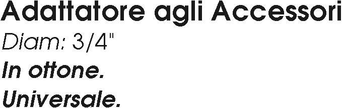 RACCORDO RAPIDO 3/4M      