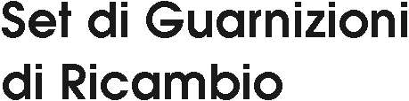 SET GUARNIZIONI RICAMBIO  
