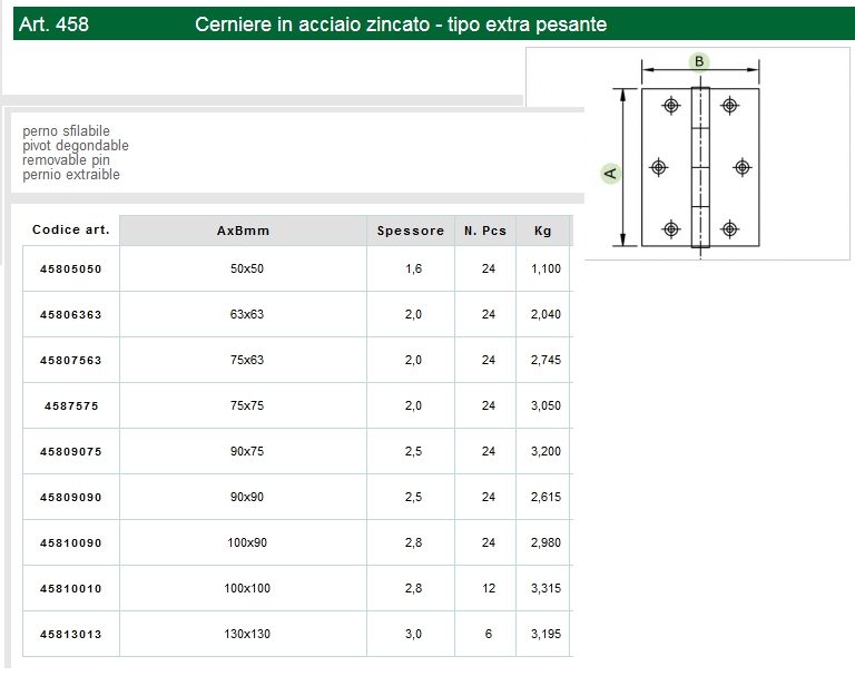 CERNIER EX/PES P/SF 50x50Z