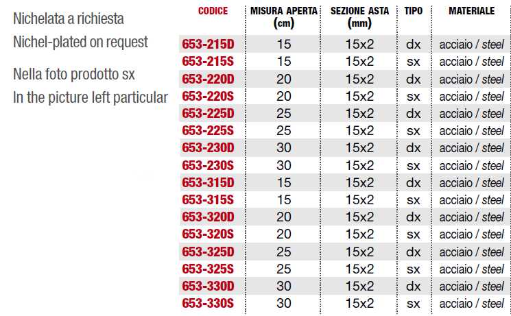 ASTA SNOD.PES.DX cm25 ZINC