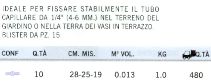 FITTON TUBO CAPIL 1/4 15PZ