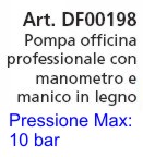 POMPA X BICI C/MANOMETRO  