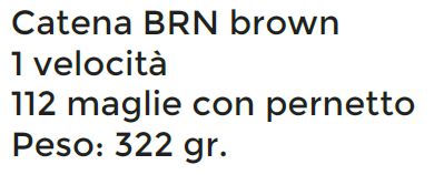 CATENA 1/2X1/8 1 VELOCIT? 