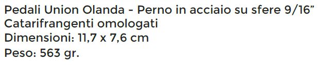 PEDALI OLANDA SU SFERE 2PZ
