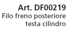 FILO FRENO POST 180CM T/CI