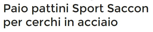 COPPIA PATTINI FRENO 35MM 