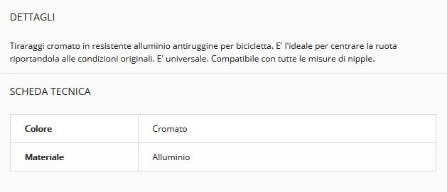 TIRARAGGI CROMATO ALLUMINI