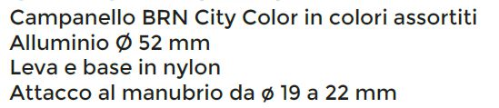 CAMPANELLO ALLUM diametro 55 COLOR