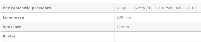 PINZA CAPICORDA ISOLATI   
