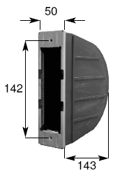 CASSET.  PLAST. 142MM  4MT