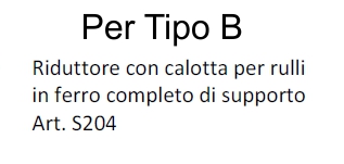 RIDUTT. ZIN diametro 24 C/CAL LISC