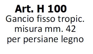 GANCIO FISSO LEGNO        