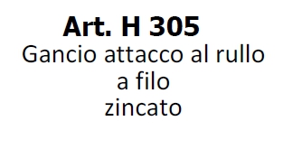 GANCIO ATT/RUL A FILO ZINC