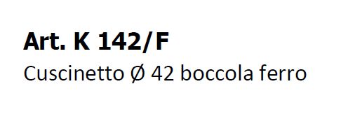 CUSCINETTI D.42 BOCCOLA FE