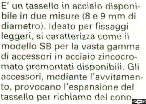 TASSELLI SBS 8/1 ACC   50P
