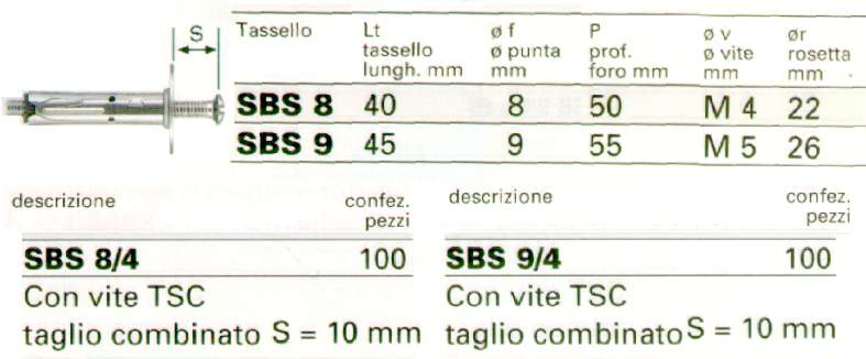 TASSELLI SBS 8/4 A.GS 100P